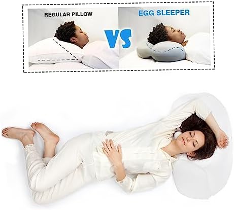 Homoyoyo Foam Travel Pillow for Neck and Lumbar Support