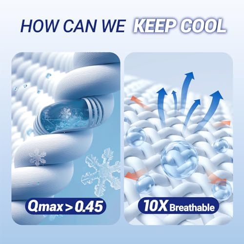 Fittia Cooling Pillow Cases for Hot Sleepers 2 Pack
