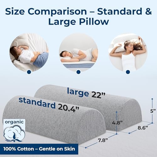 5 Stars United Knee Pillow for Back Sleepers