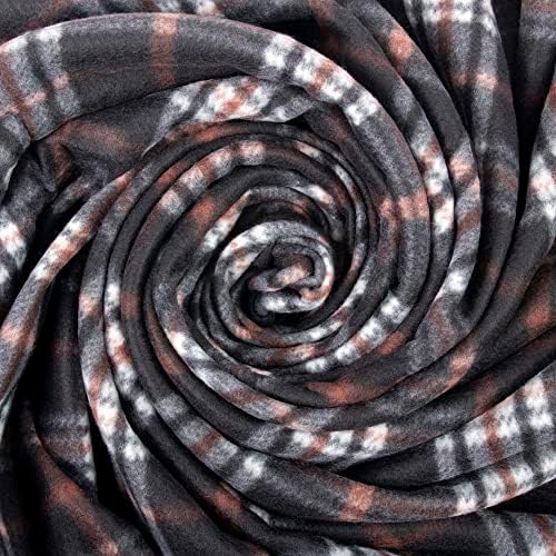 Trail Maker 50x60 Plaid Fleece Throw Blanket
