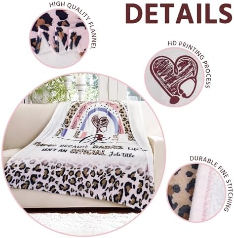 Soft Flannel Nurse Blanket 50x60 - Cozy Gift for Nurses