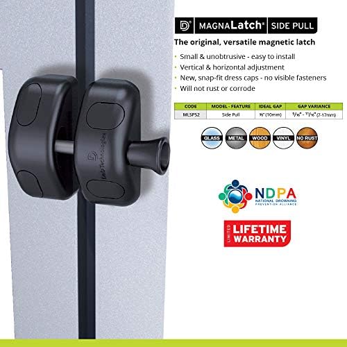 DD Technologies Magnetic Gate Latch for Home Yards