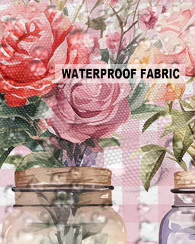 Waterproof Pillow Protector 2 Pack with Zipper Hearts Design