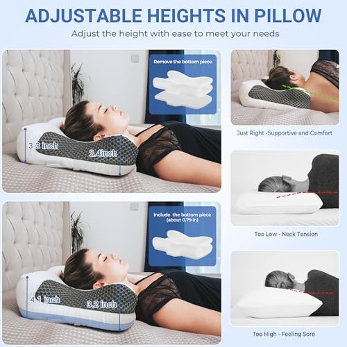 Elviros Cervical CPAP Pillow for Sleep Apnea