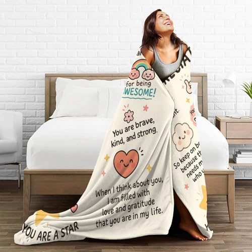 Appreciation Blanket 50x40 Gratitude Throw for Friends and Family