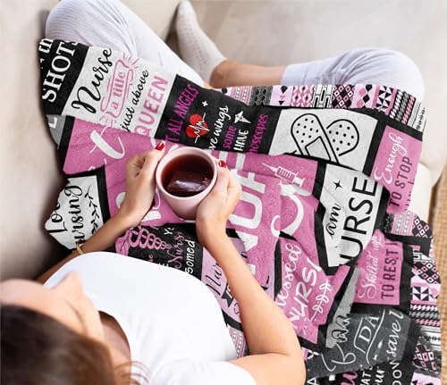 Nurse Appreciation Throw Blanket 60x50 Inch