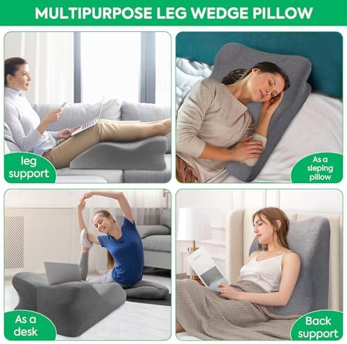 TUZAWERK Leg Elevation Pillow for Pregnancy and Comfort