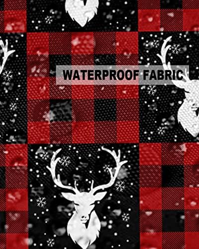 Waterproof Pillow Protector 2 Pack - Red Buffalo Plaid
