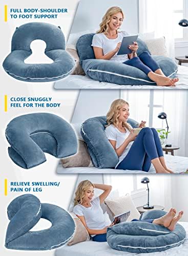 INSEN Reading Pillow with Zipper and Straps