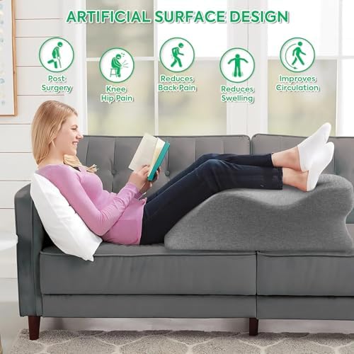 TUZAWERK Leg Elevation Pillow for Pregnancy and Comfort