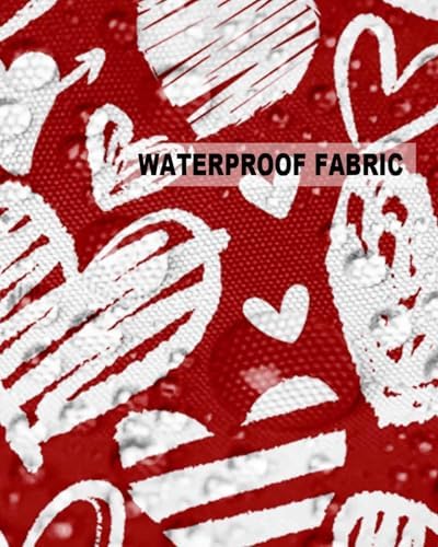 Waterproof Pillow Protector 2 Pack with Heart Design 1