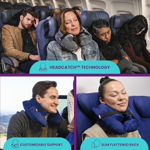 Cabeau Inflatable Travel Pillow with HeadCatch Technology 1