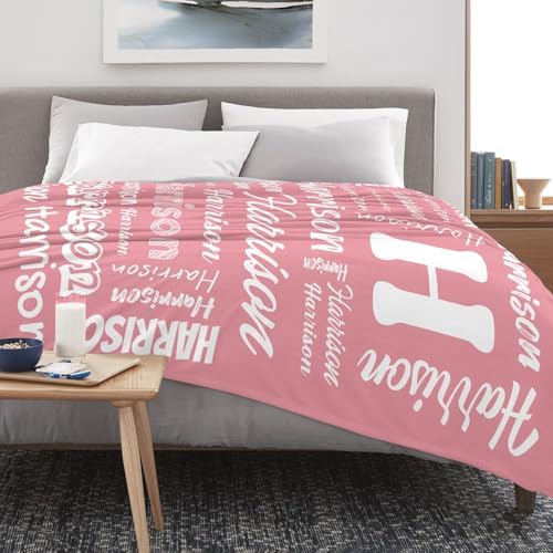 Custom Blanket with Name - Personalized Throw for Loved Ones