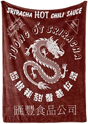 Custom Spicy Dragon Hot Sauce Blanket - Fleece 50x60