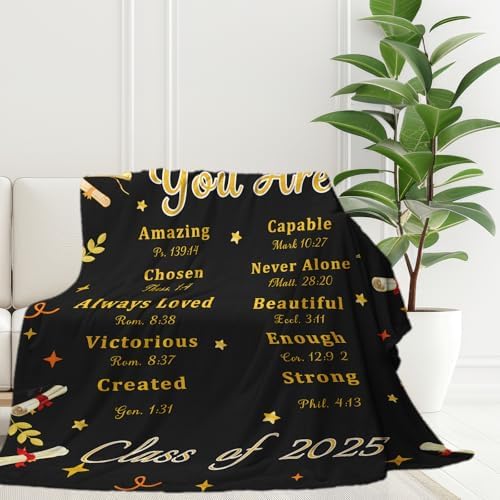 Class of 2025 Graduation Throw Blanket