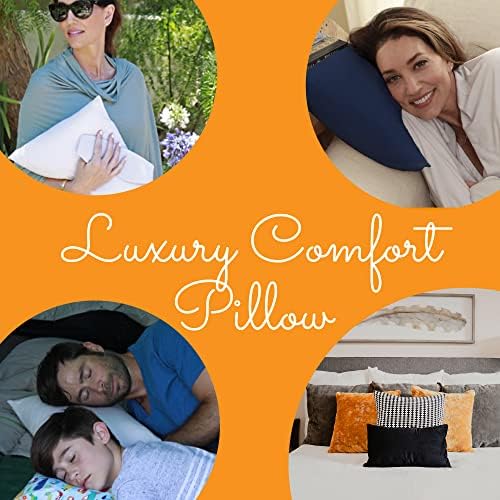 Happyluxe Odyssey Travel Pillow - Soft Lightweight Made in USA