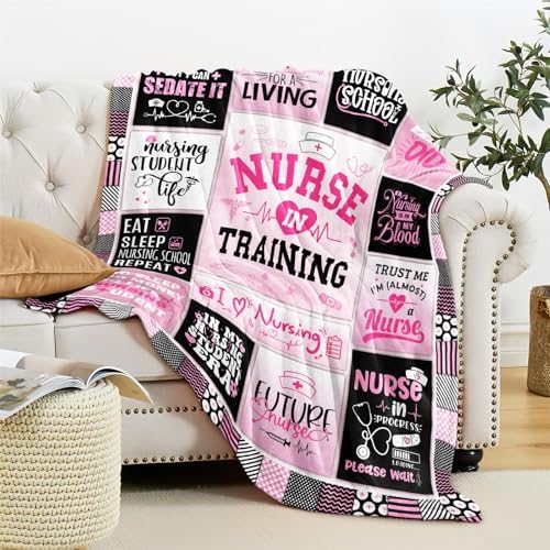 Nursing Student Gift Blanket - 60x50 for Women