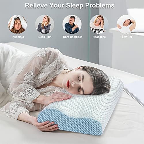 Anvo Memory Foam Pillow for Neck Shoulder Pain Relief
