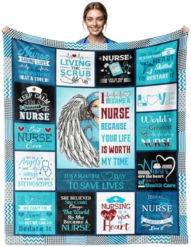 Nurse Appreciation Throw 60x50 Cool Gift for Nurses Week