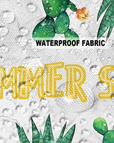 Waterproof Pillow Protector 2 Pack with Zipper and Marble Texture