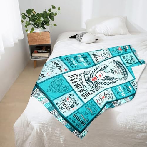 LAIORD Nurse Blanket 60x50 Inches for Women