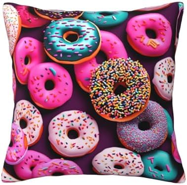 Ogniwo Donut Throw Pillow 12x12 Inch