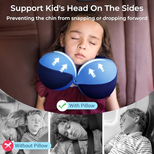 COOLBEBE Kids Travel Neck Pillow with Double Support