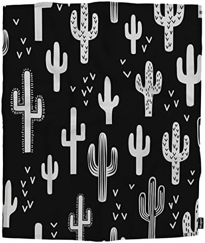 Mugod Western Cactus Throw Blanket 30x40 Inch