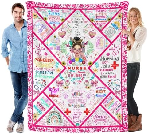 Nurse Appreciation Throw Blanket 60x50 Inches