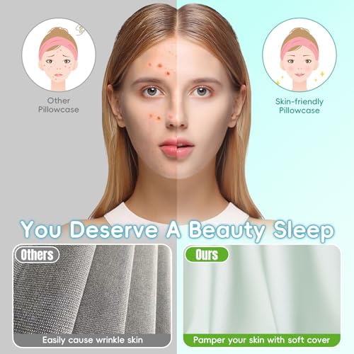 ByNaRIX Cervical Pillow with Cooling Silk Case