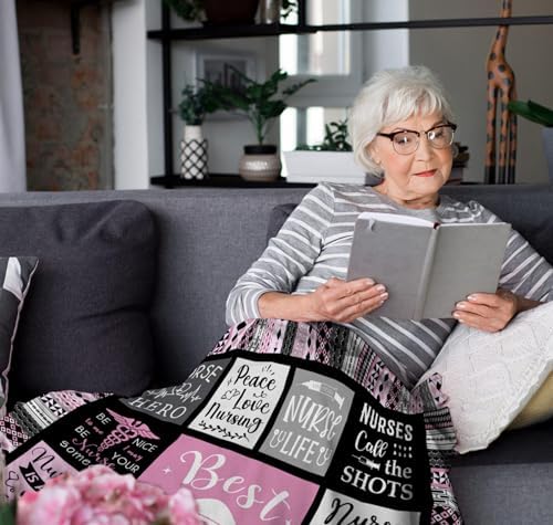 Nurse Appreciation Throw Blanket 60x50 Inch