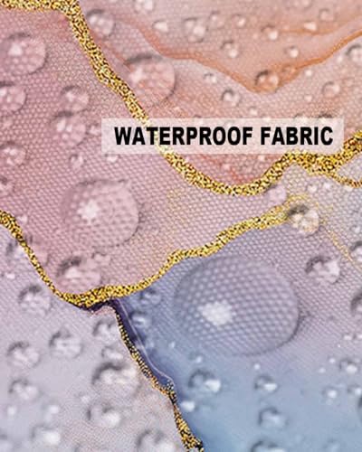 Waterproof Pillow Protectors 2 Pack with Zipper Ombre Pattern