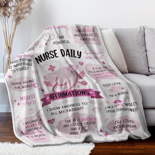 SteadStyle Funny Nurse Affirmation Throw