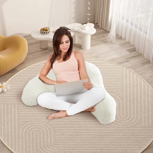DMS PROTECTOR Reading Pillow with Arm Support Ivory