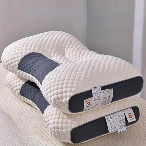 WEIJLIN 3D Spa Massage Pillow for Sleep and Neck Support