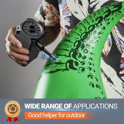 Preciva 4kPa Electric Air Pump with 3 Nozzles and 5200mAh Battery