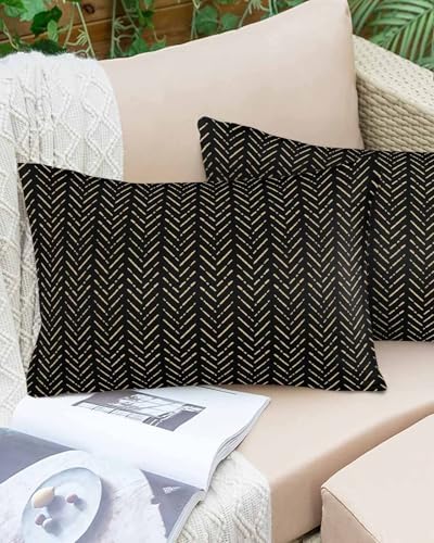 Waterproof Pillow Protector 2 Pack with Zipper and Modern Design