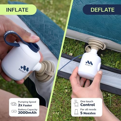 Woowind Cordless Air Mattress Pump with 4000mAh Battery 1