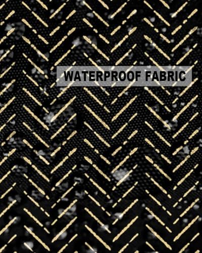 Waterproof Pillow Protector 2 Pack with Zipper and Modern Design
