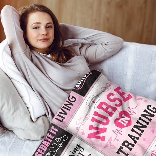 Nursing Student Gift Blanket - 60x50 for Women