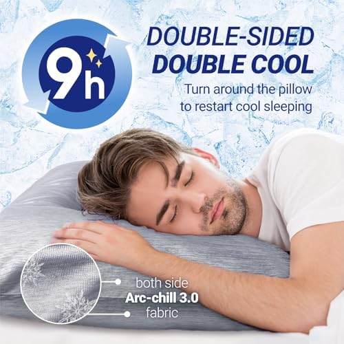Fittia Cooling Pillow Cases for Hot Sleepers 2 Pack