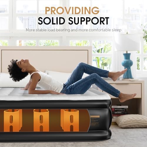 DIVON Full Air Mattress with Built-in Pump 660lbs