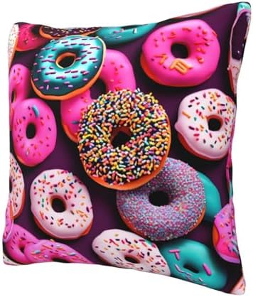 Ogniwo Donut Throw Pillow 12x12 Inch