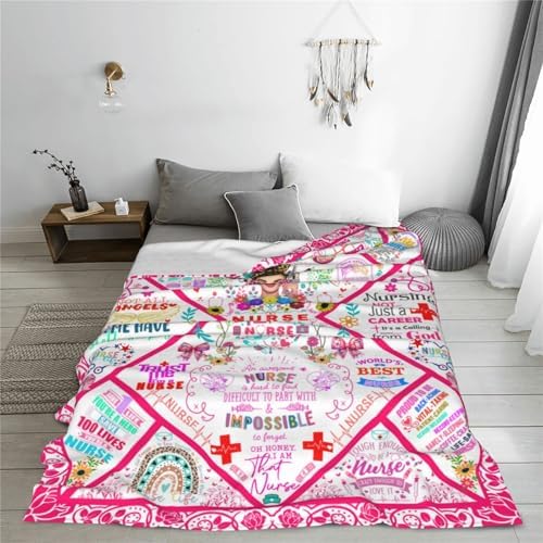 Nurse Appreciation Throw Blanket 60x50 Inches