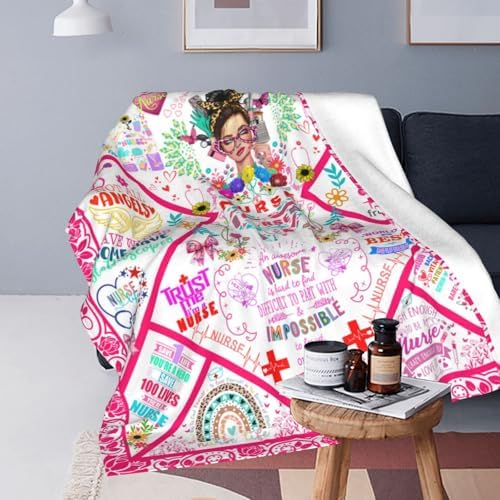 Nurse Appreciation Throw Blanket 60x50 Inches