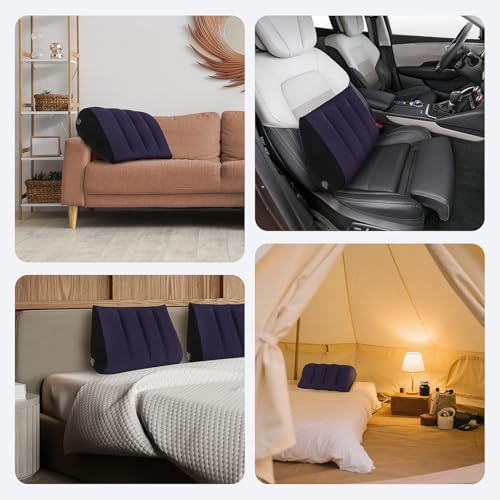 JCDOBEST 2 Pack Portable Inflatable Wedge Pillow