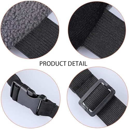 2PCS Travel Pillow with Head Strap for Airplanes and Cars