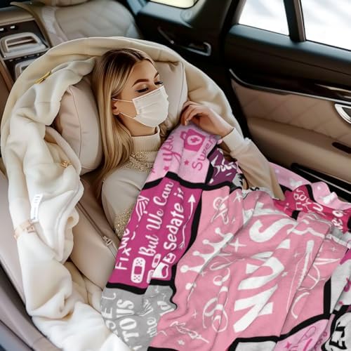IDOUBEL Nurse Throw Blanket 60X50 Cozy Teacher Gift