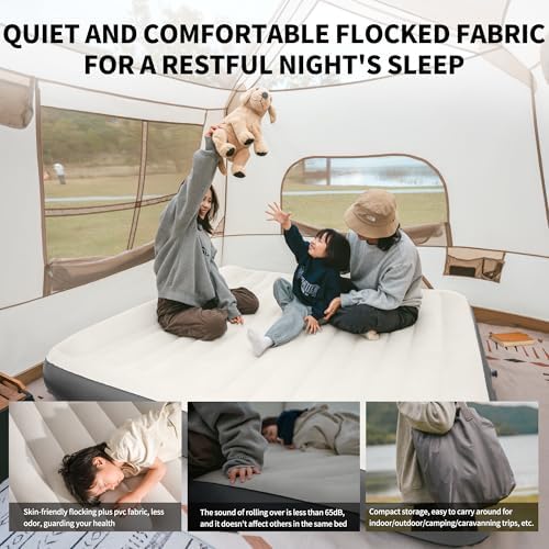 Naturehike Compact King Air Mattress with Built-in Pump