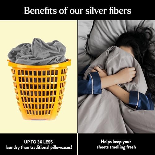 Miracle Made Luxe Pillow Cases 2 Pack Cool Comfort